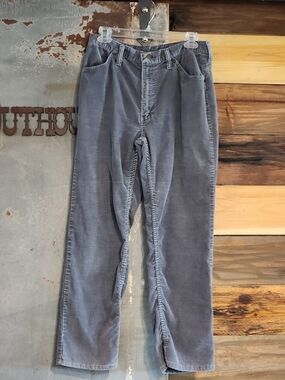 Vintage Rustler Gray Corduroy Pants
